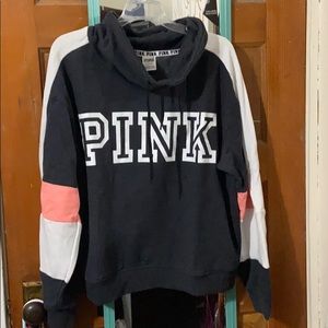 VS PINK cow neck pull over